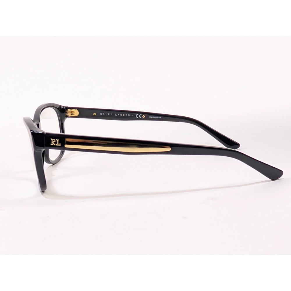 Ralph Lauren RL 6155 5001 Black/Gold Unisex Eyeglasses 54-16-140mm New - Picture 4 of 10
